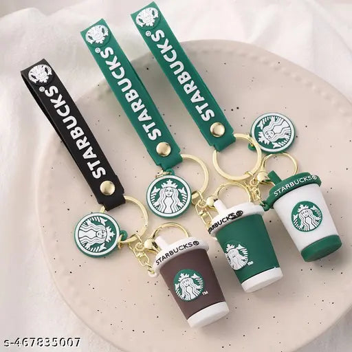 Cute 3D Miniature Cup Keychain – Special Edition Starbucks-Inspired Design for Bags, Handbags & Keys (1 Pcs)